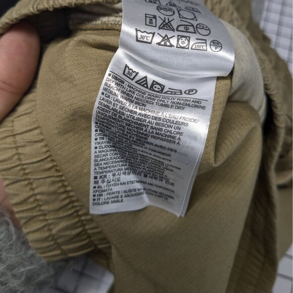 Gap Jogger Pants Men Size L Canvas Cargo Khaki Casual Pull-On Gorpcore Commute - Picture 9 of 10